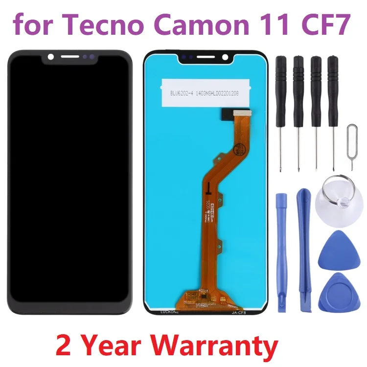 ЖК-экран для Tecno Camon 11 CF7 ЖК-дисплей с сенсорным дигитайзером в сборе дисплей |