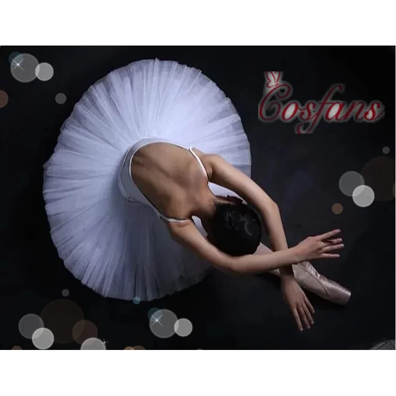 Профессиональное блюдо-пачка черный белый красный балетный танцевальный костюм