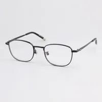 MONT Brand Design Oval Titanium Ultralight Optical Eyeglasses High Quality Luxury Eyewear Reading Myopia Glasses Frames MB0134O