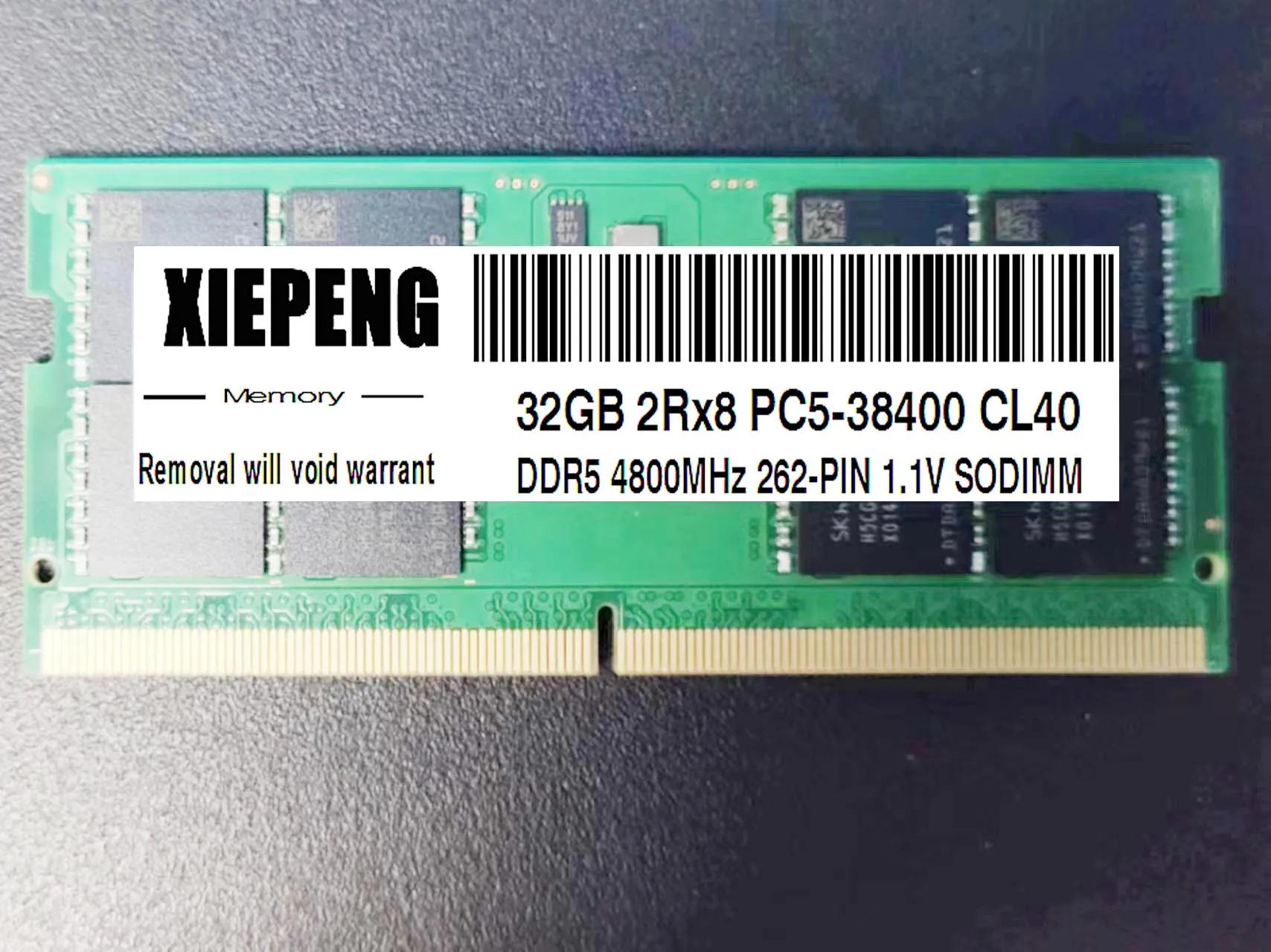 

Laptop RAM 32GB 2Rx8 PC5-4800B 5600MHz DDR5 16gb PC5 34800 Notebook Memory 32G pc5-44800 262-PIN 1.1V SODIMM