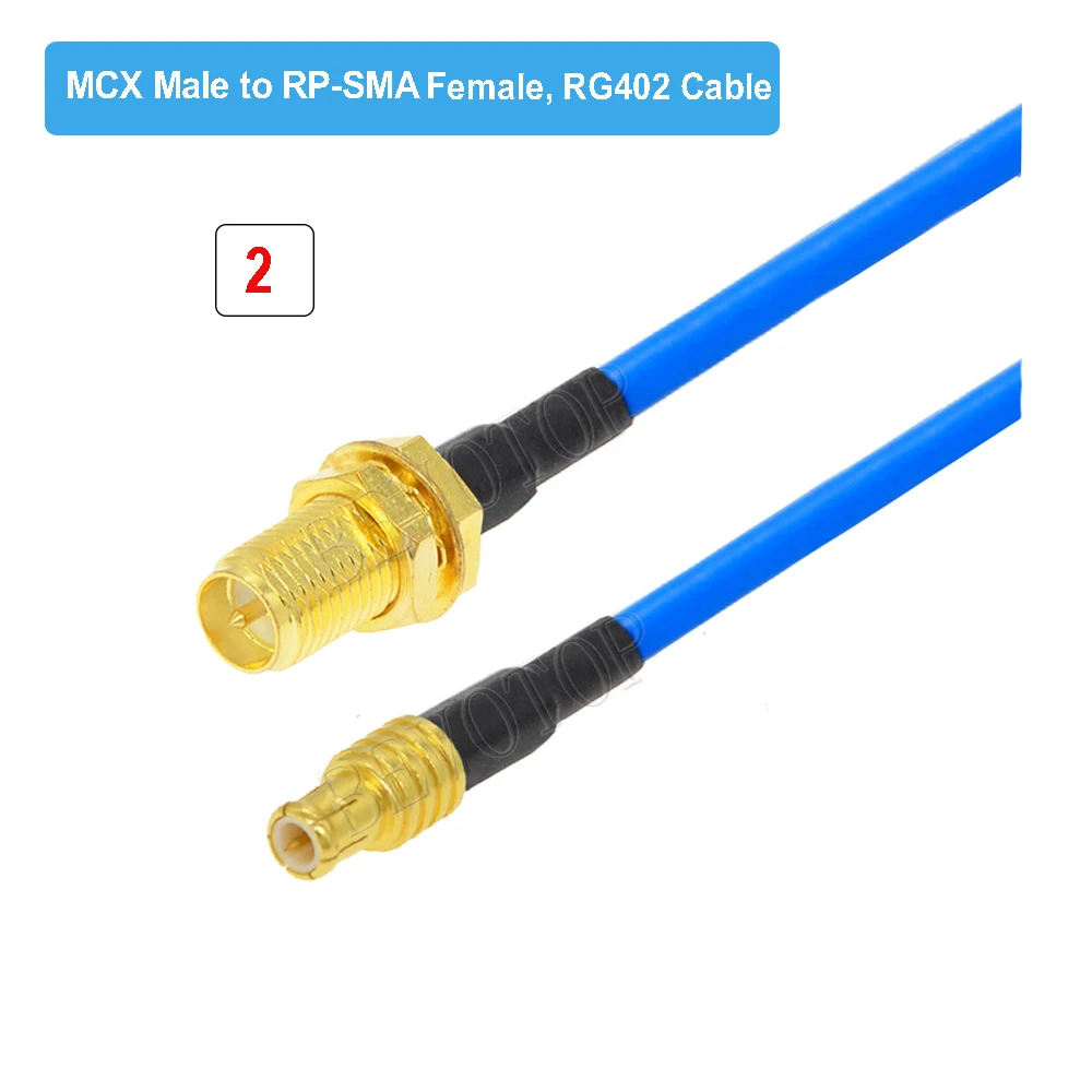 1 шт. SMA к MCX RG402 кабель RP-SMA/SMA гнездо штекер прямо/прямой угол 90 ° Высокочастотная
