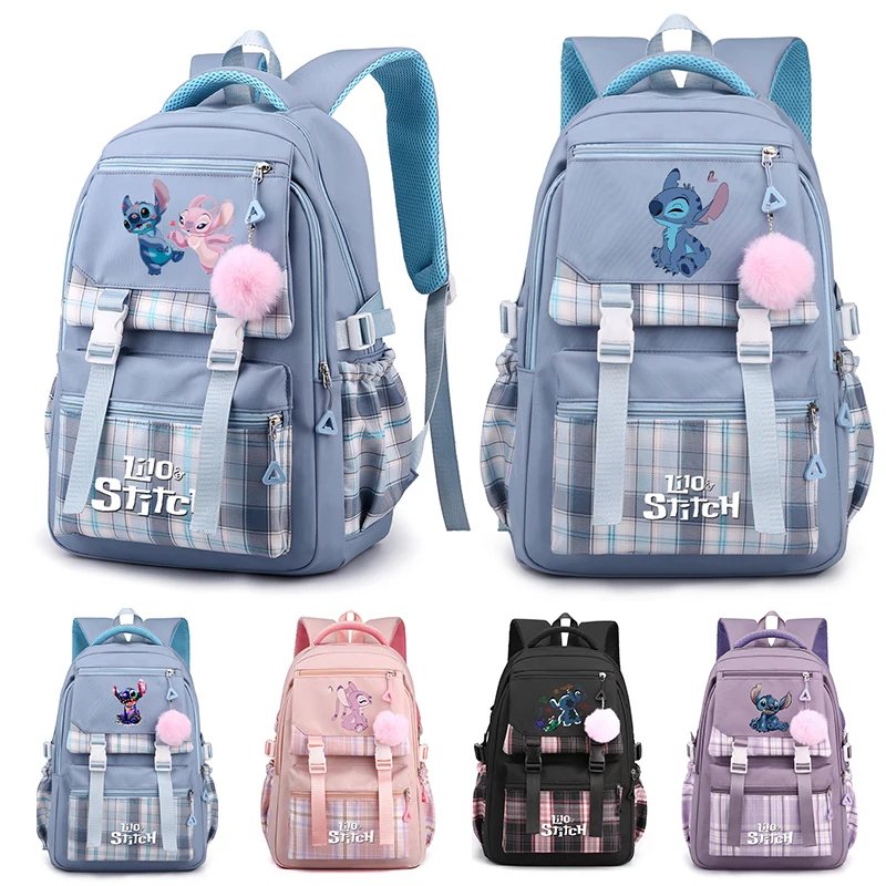 Рюкзак Disney Лило Ститч школьный ранец для девочек и мальчиков детский