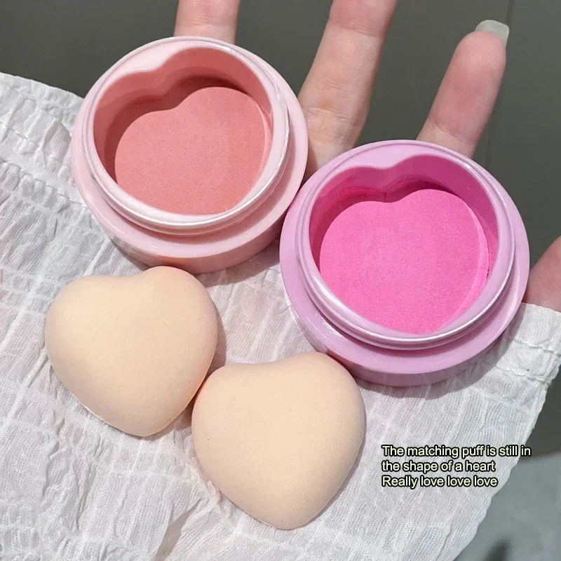 Heallor Blush Mud Cream Расширение Цвет Румяна Фиолетовый Розовый Матовый Картофельное