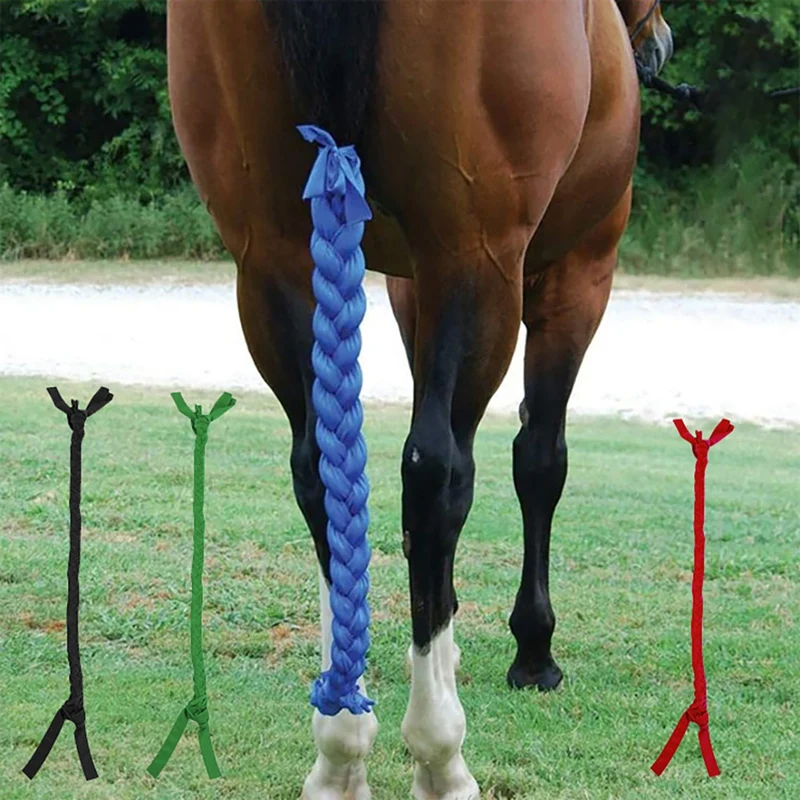 Плетеная Сумка для конского хвоста эластичная оплетка защиты от комаров и мух