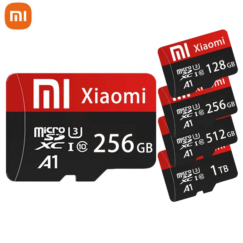 Оригинальная карта Micro SD Xiaomi флэш-памяти 128 ГБ 256 512 ТБ класс 10 высокоскоростная TF |