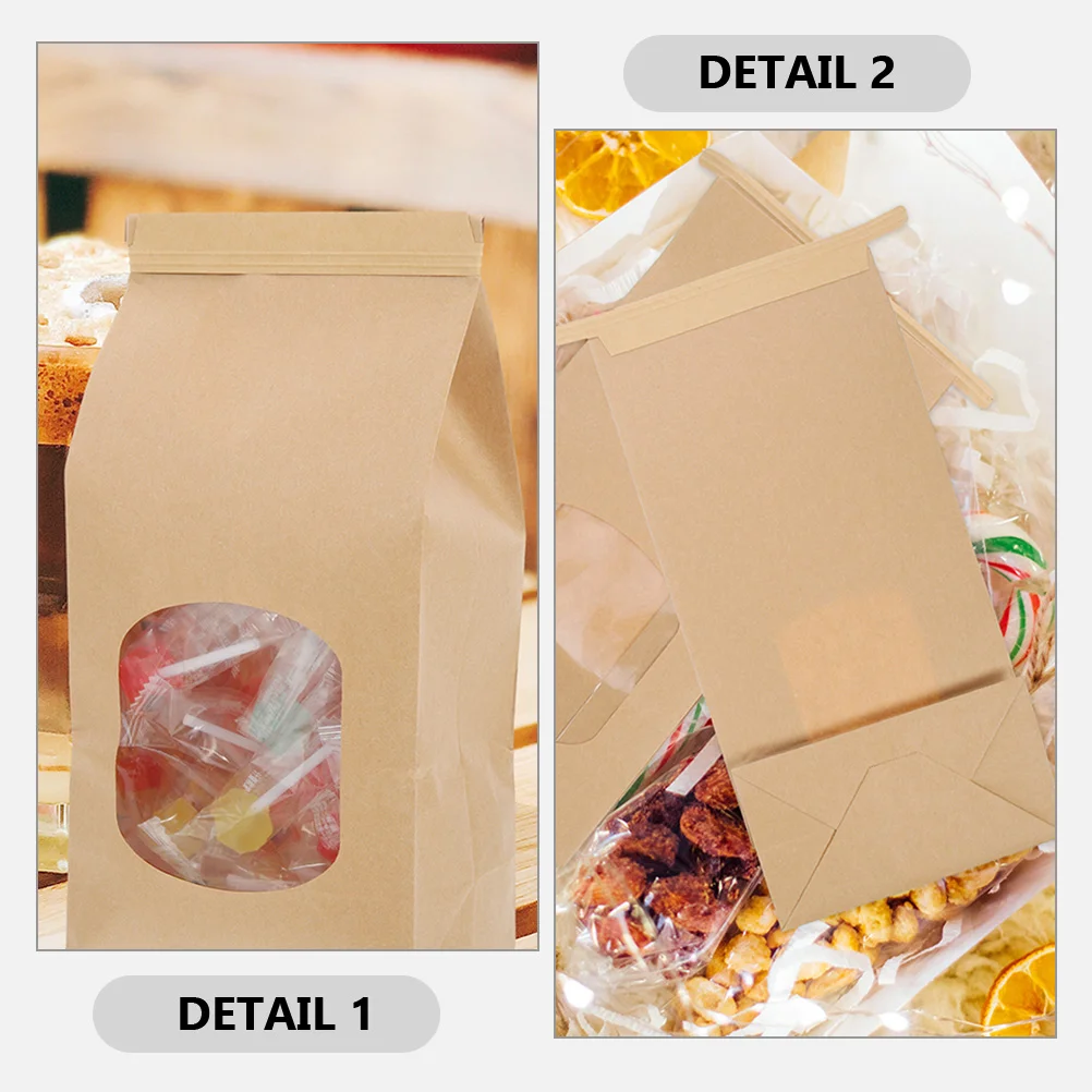 Бумажный пакет для выпечки маленькие пакеты конфет упаковки хлеба и печенья