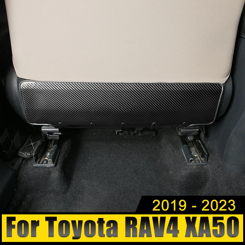 

Car Accessories For Toyota RAV4 2019 2020 2021 2022 2023 RAV 4 XA50 Hybrid Stainless Seat Anti-Kick Pad Protector Cover Mats