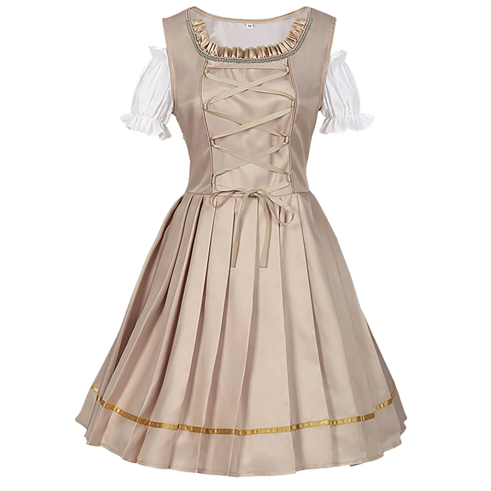 Octoberfest женская одежда Dirndl Платье традиционный немецкий пивной фестиваль Длинный