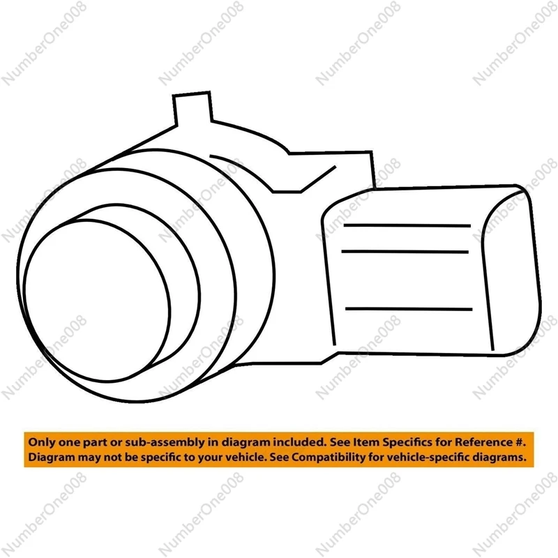 4X автомобильный датчик заднего хода помощи при парке 5MK60TZZAC подходит для CHARGER