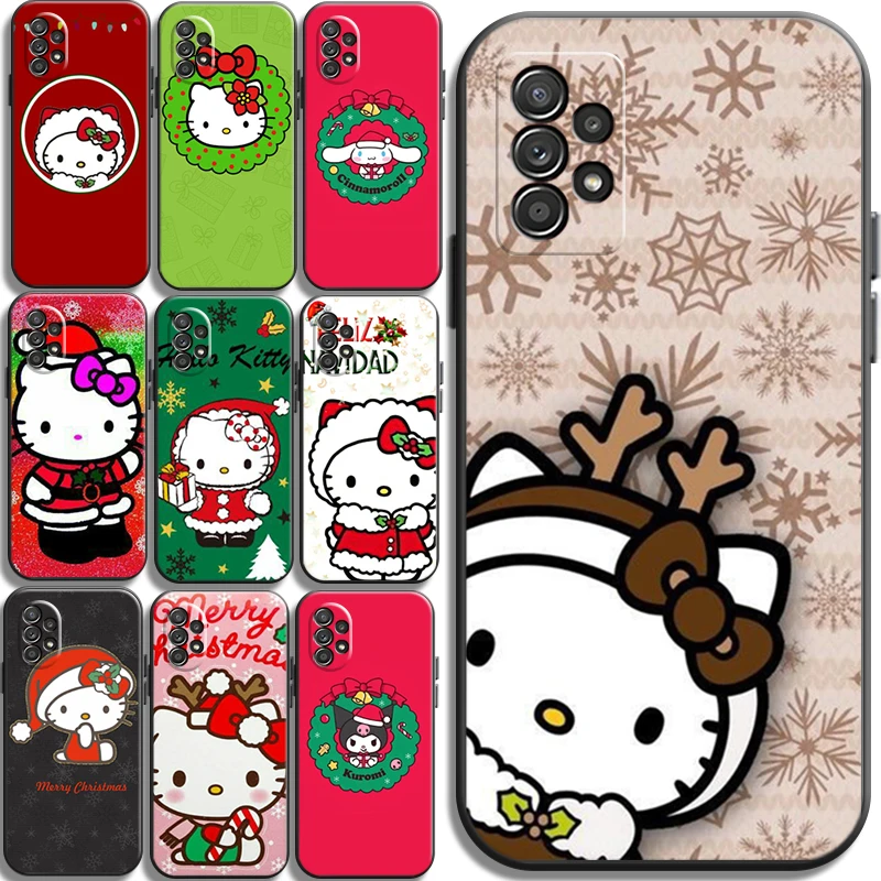 

Hello Kitty Christmas Phone Cases For Xiaomi Redmi Note 8T 8Pro 2021 8 7 8A 7A 8 Pro Coque Carcasa Back Cover Soft TPU