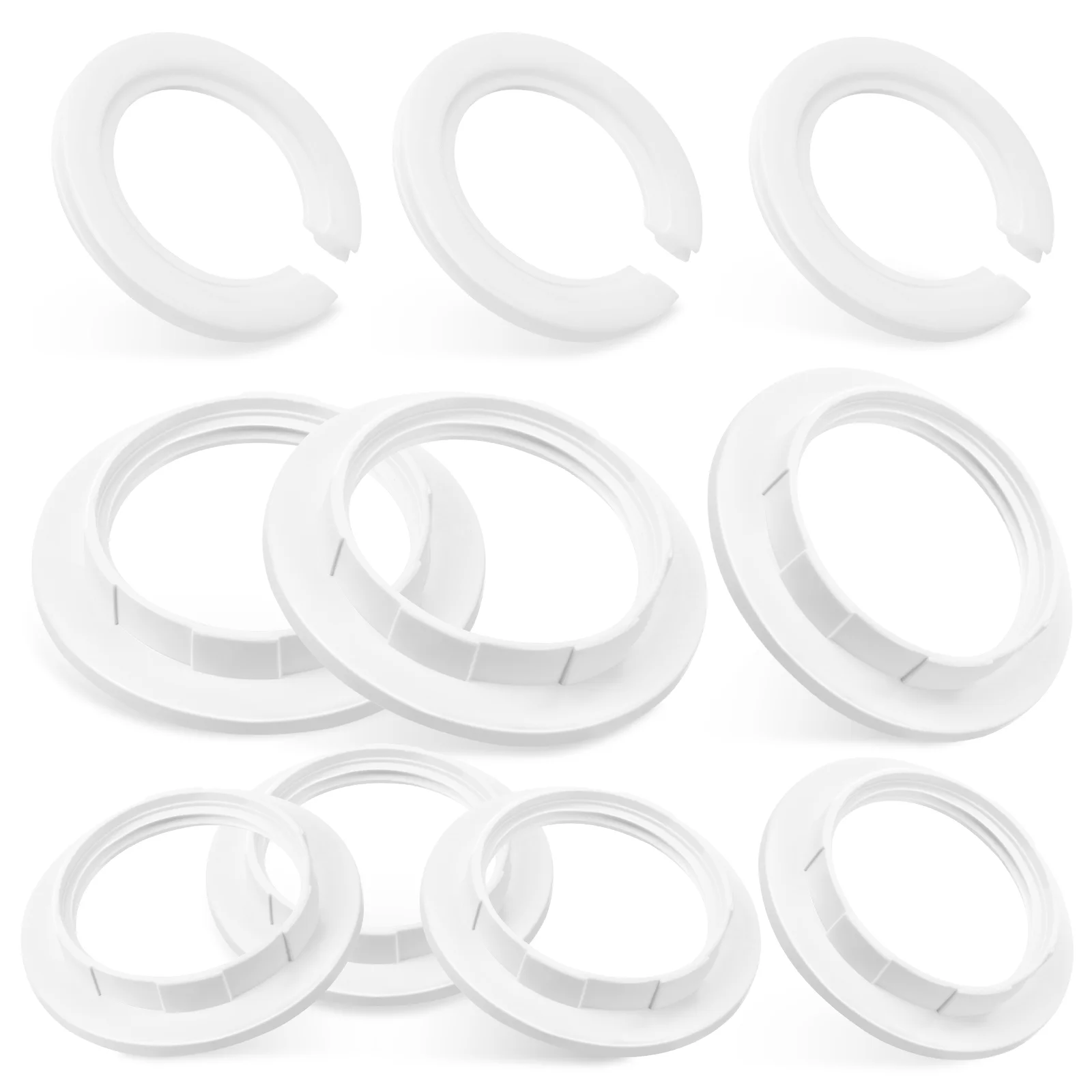 

15pcs Lampshade Reducer Ring Lamp Shade Holder Lamp Socket Ring Lamp Shade Parts (E14, E27, E27 to E14)