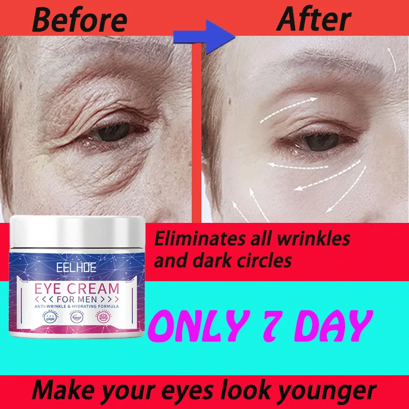 Anti-Wrinkle Eye Cream Anti Dark Circle Fades Fine Lines Remove Eye Bags Puffiness Anti-Aging Firmness Eye Care Beauty Health