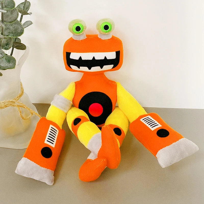 

New Style Wubbox Plush My Singing Monsters Orange Funky Robot Chorus Action Figures Bedroom Decoration