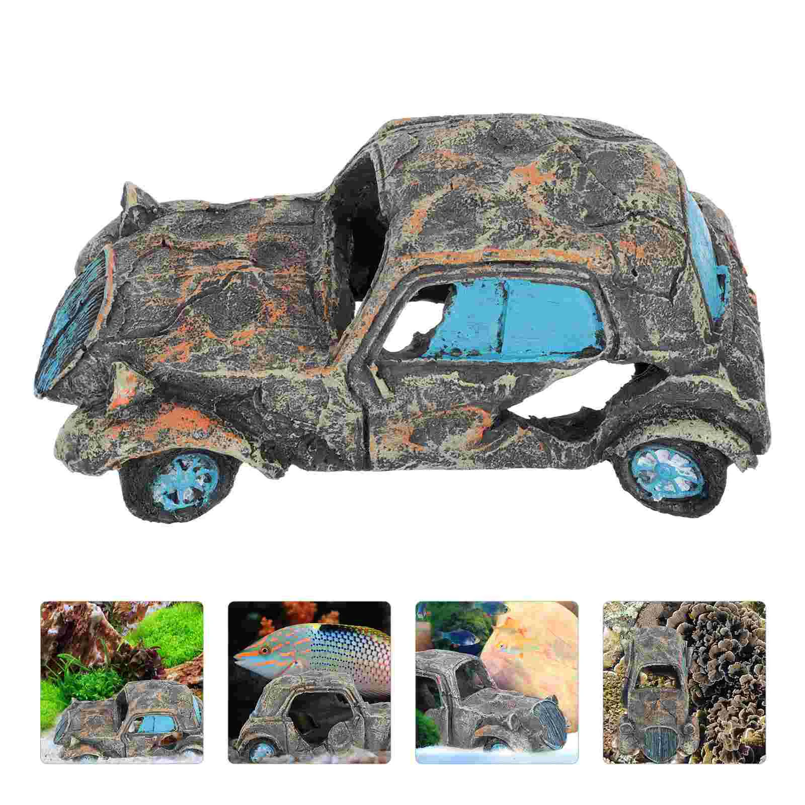 Автомобильные венки украшения террариум камни аквариумные рыбы укрытие