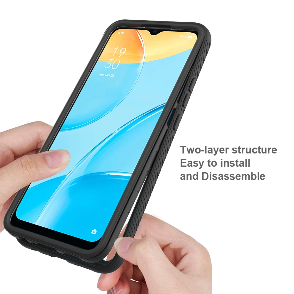 shockproof acrylic mobile phone case for oppo a15 a 15 oppoa15 a16 a52 a72 realme c21y c25y c 21y 25y back cover funda coque free global shipping