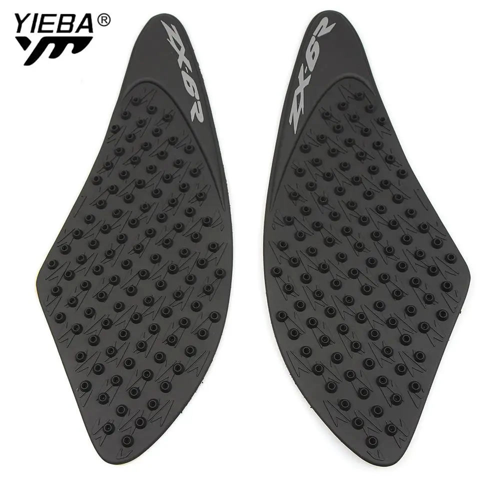

Side fuel tank pad Tank Pads Protector Stickers Decal Gas Knee Grip Traction Pad Side Sticker FOR KAWASAKI ZX6R ZX-6R 2007 2008
