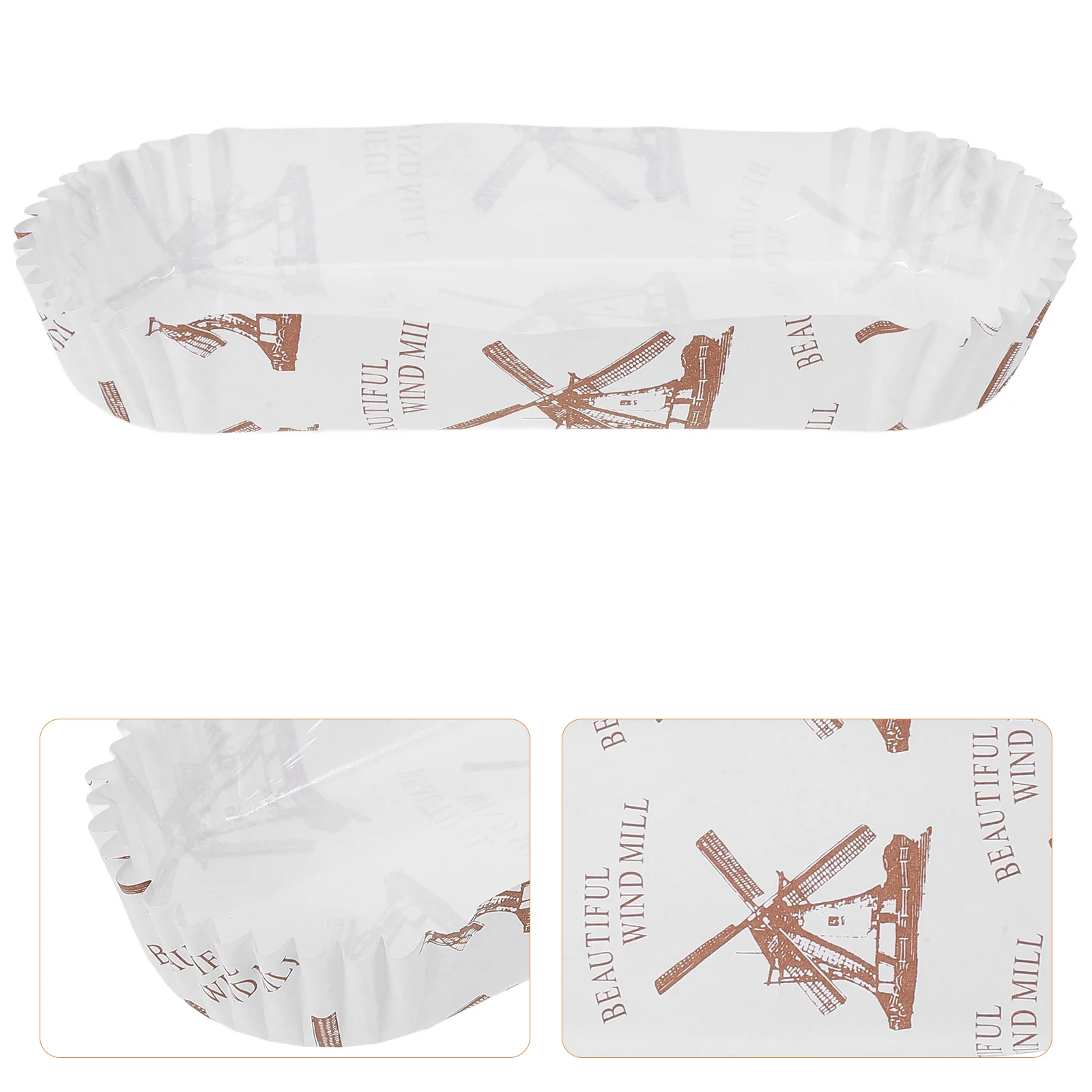 100 шт. бумажный поднос для хот-догов контейнер собак хлеба держатель закусок