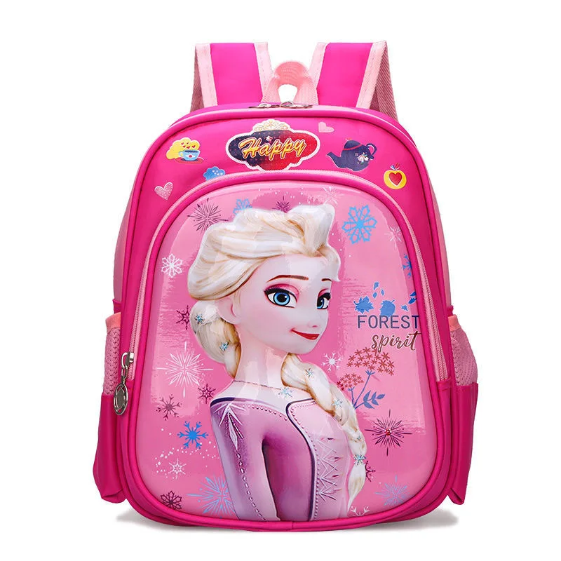 Disney Frozen Kindergarten Bags For Girls Boys Elsa Sofia Spider Man Student Orthopedic Backpack Age 3-8 Kids Gifts Mochilas