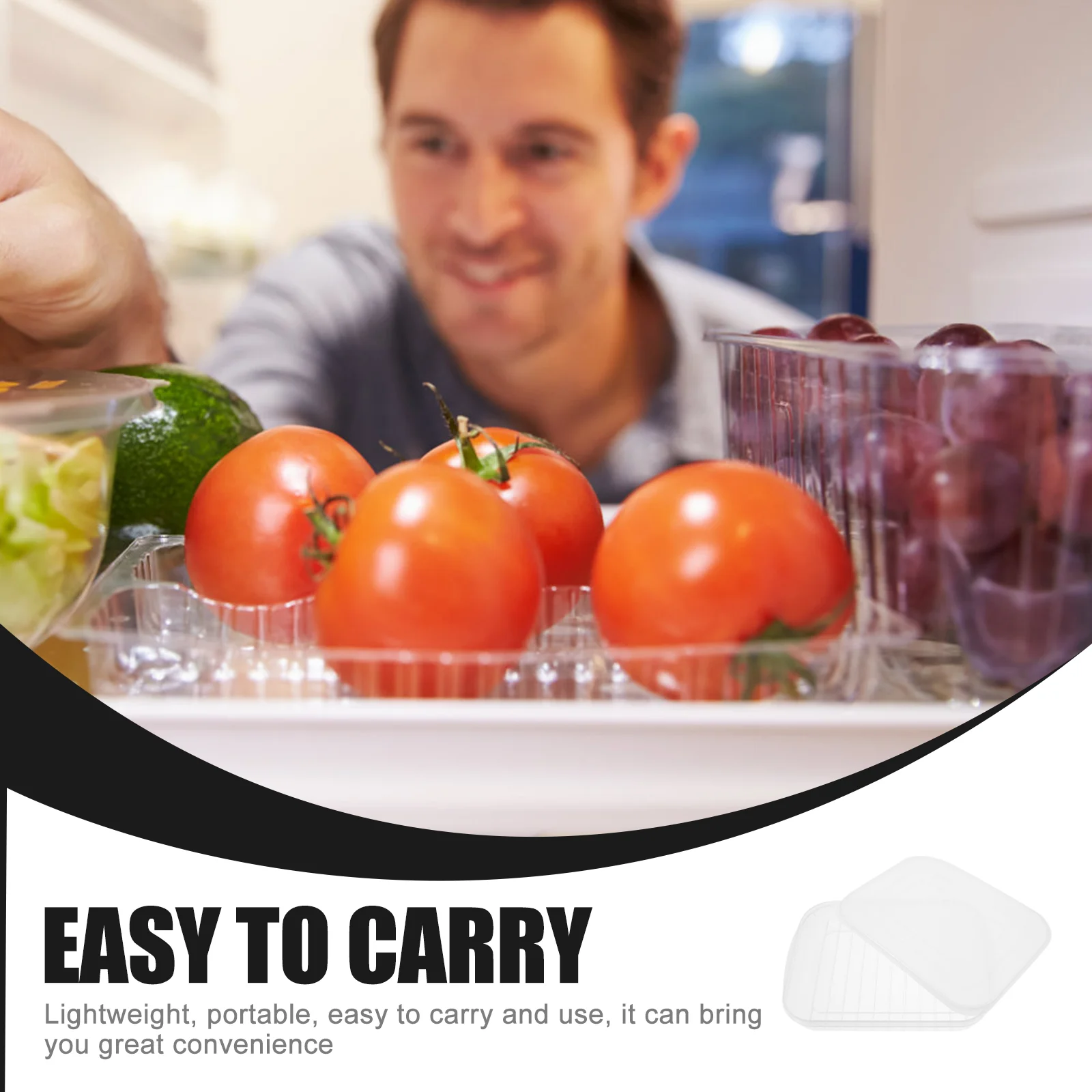 2 шт. герметичные коробки с беконом контейнеры для холодильника еда крышками