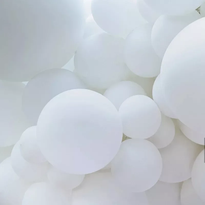 

Pure White Balloons Wedding Decoration Kids Birthday Party Baby Shower Round Helium Latex Balloon Arch Garland 5/10/12/36inch