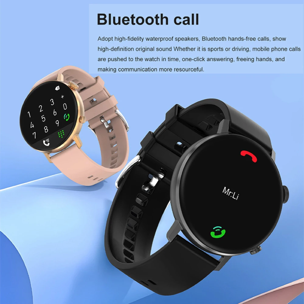 1 45-дюймовый AMOLED-экран для мужчин умные часы с синим зубом GPS-трек пульсометр