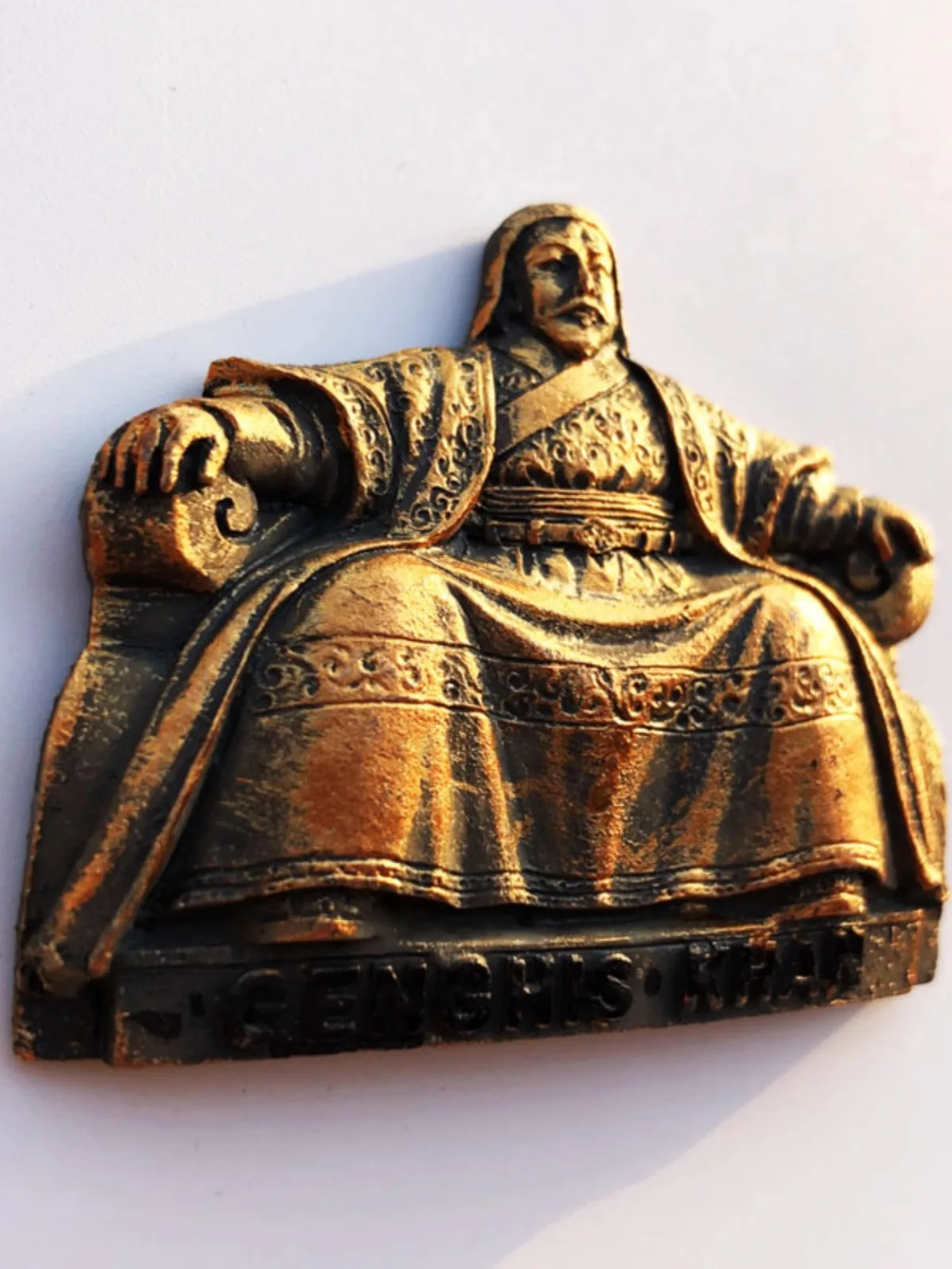 Монголия Улан-Батор Национальный дворец туристический сувенир статуя