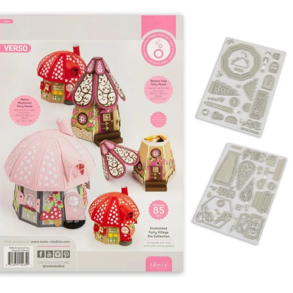 Enchantsd Fariy деревня ﻿ металлические Вырубные штампы для сделай сам Скрапбукинг