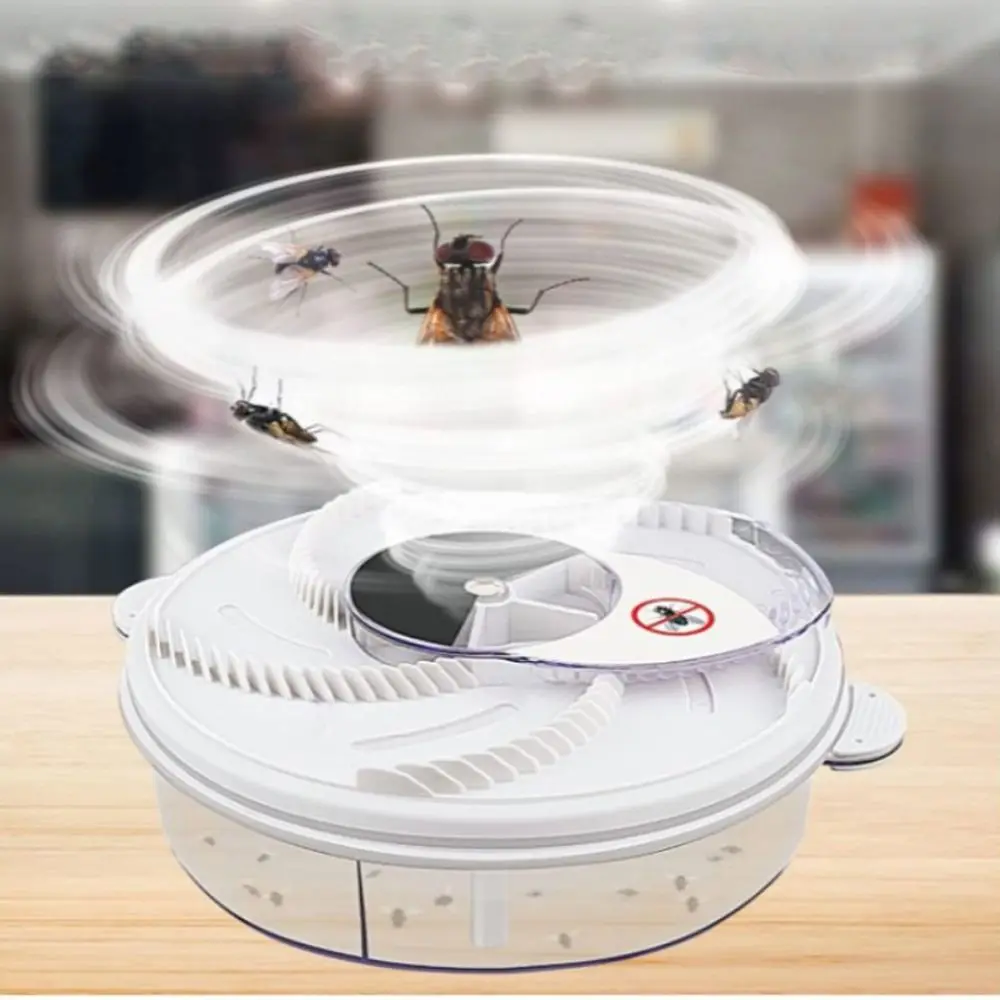 

Rotary Inhalation Fly Trap Explosion-proof Silent Non-Toxic Insect Pest Catcher Reusable USB Pregnant Women