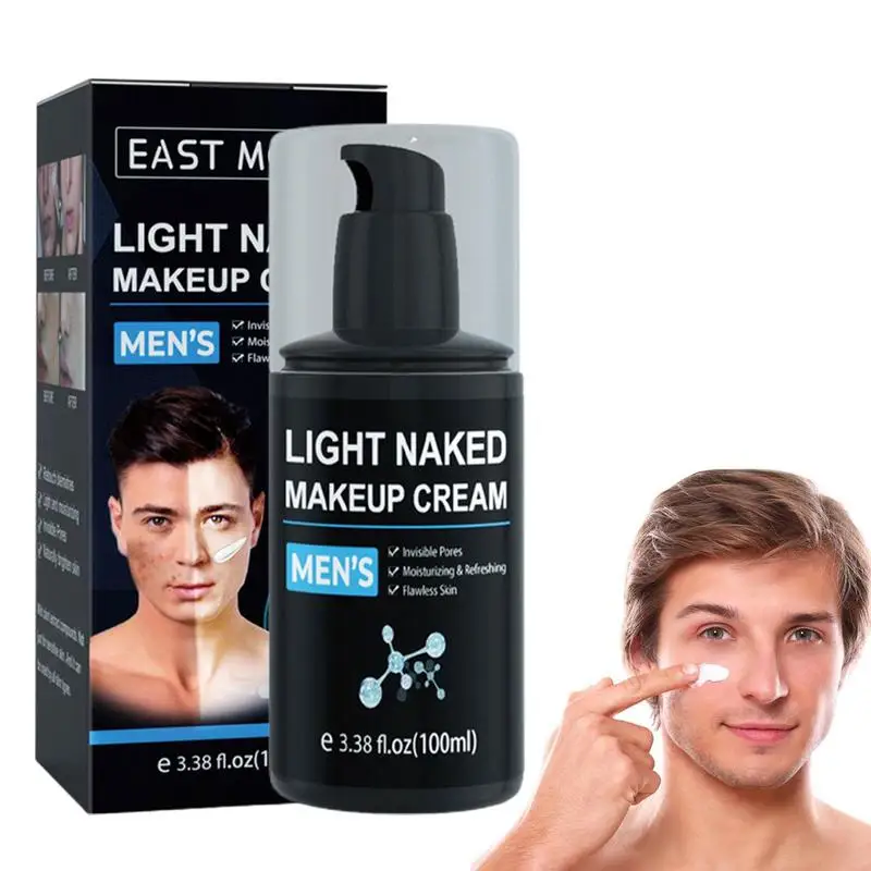 

Makeup For Men Concealer Brightening Facial Primer 3.5 Oz Moisturizer Conceal Pores Covering Imperfections Balance Skin Tone