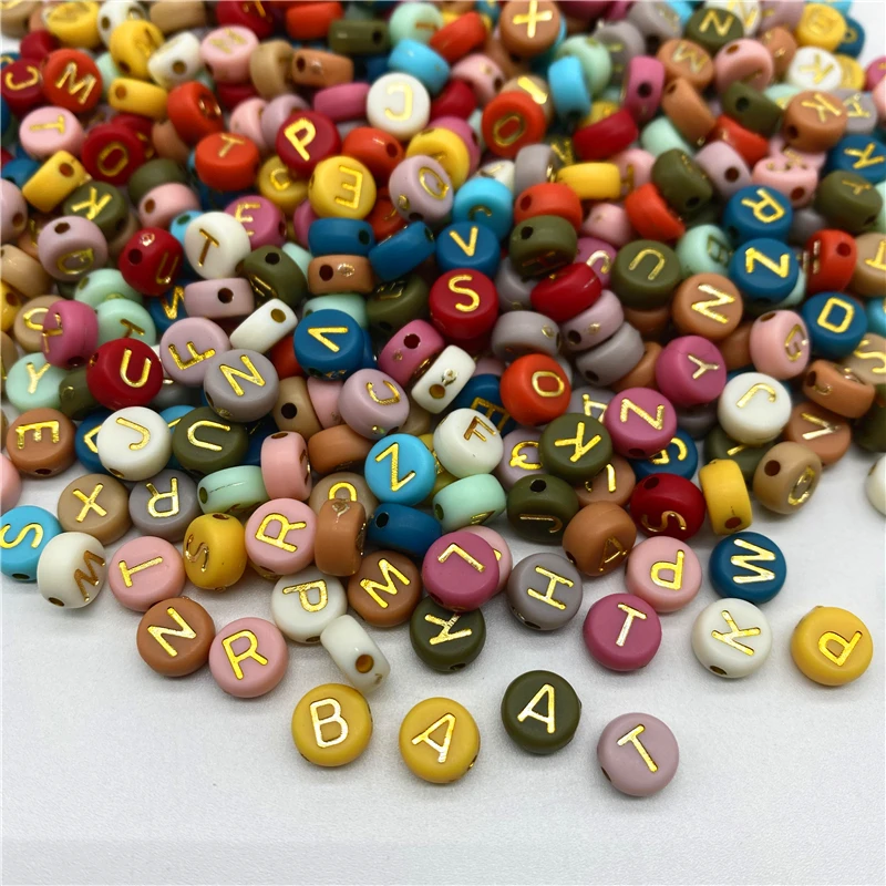 100pcs/Lot 7MM Letter Beads Oval Shape Mixed Alphabet Beads For Jewelry Making DIY Bracelet Necklace Accessories 100pcs/Lot 7MM Letter Beads Oval Shape Mixed Alphabet Beads For Jewelry Making DIY Bracelet Necklace Accessories