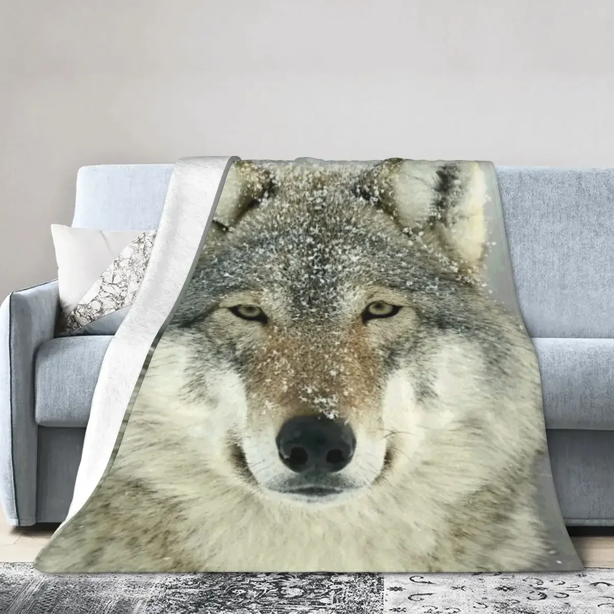 Серый цвет мягкое теплое Фланелевое покрывало для кровати гостиной пикника