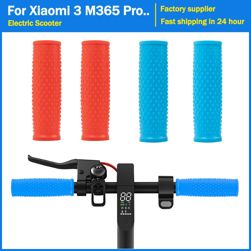 

Protective Case for Electric Scooter, Handlebar Grips for Xiaomi M365, 1s Pro, Pro2, Black, Red, Blue, Replacement Sleeve, 2Pcs