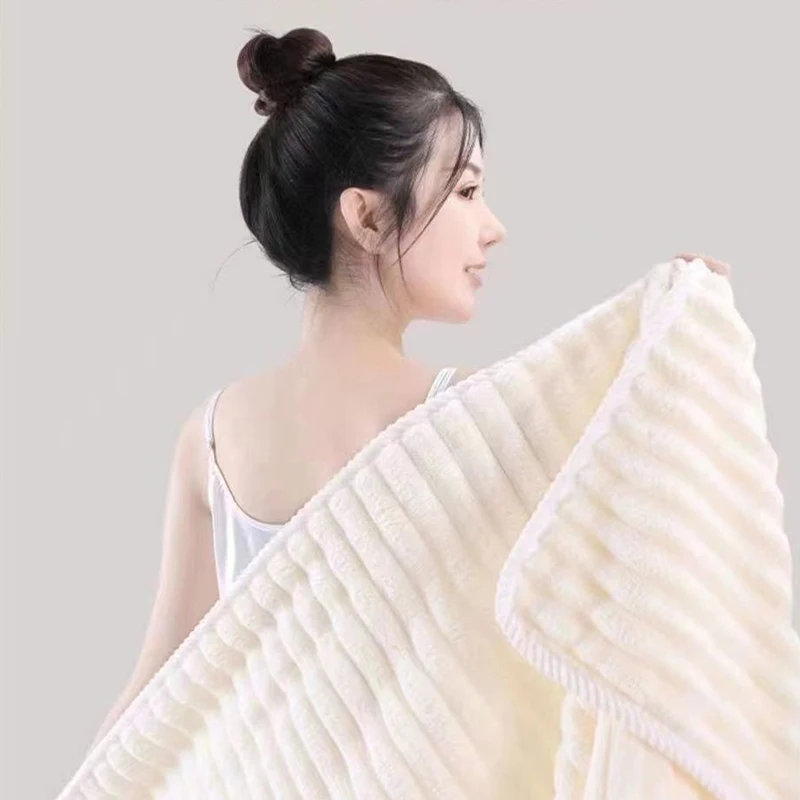 Высококачественное желейное бархатное впитывающее коралловое банное полотенце