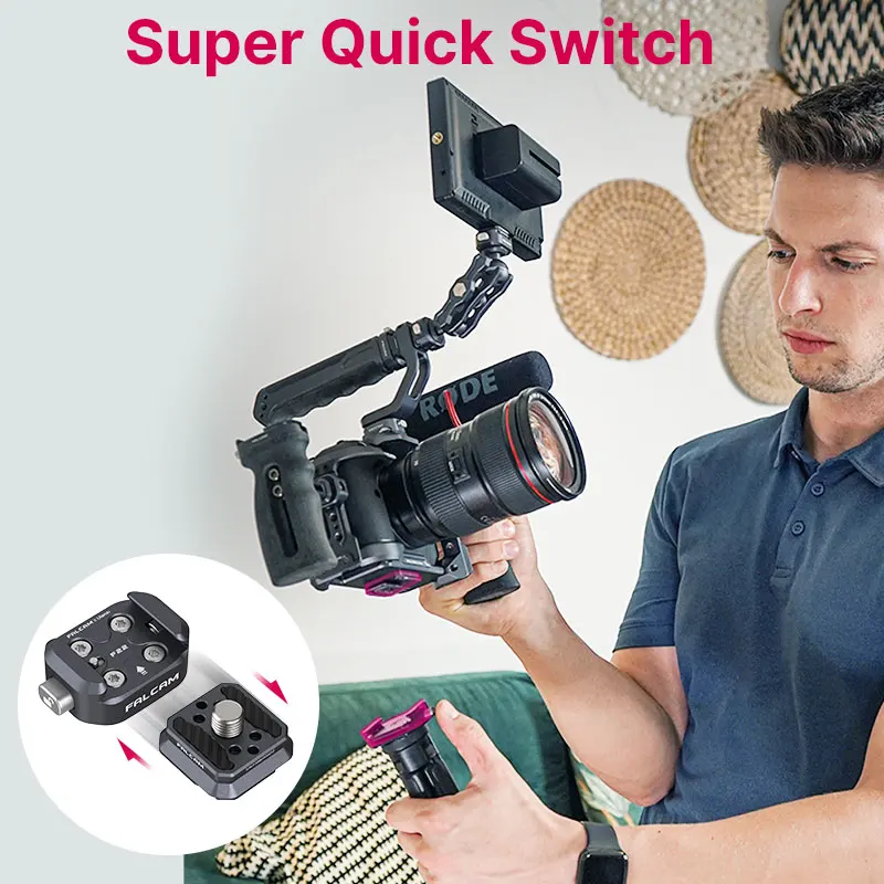 Быстросъемная система Ulanzi FALCAM F22 Arca Swiss быстросъемная пластина зажим для Nikon Canon Sony