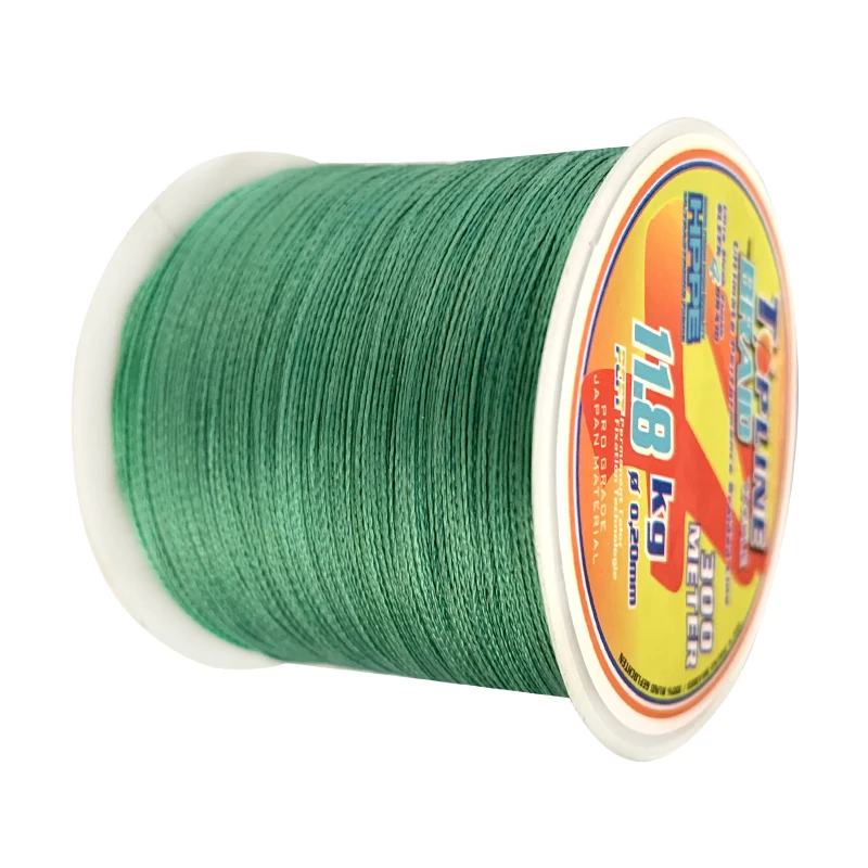 

Topline Tackle Fish Tail Braid Multifilament Fishing Lines 3.9Kg-48.5Kg Test Drag PE Line 4 Strands 300M For River Fishing