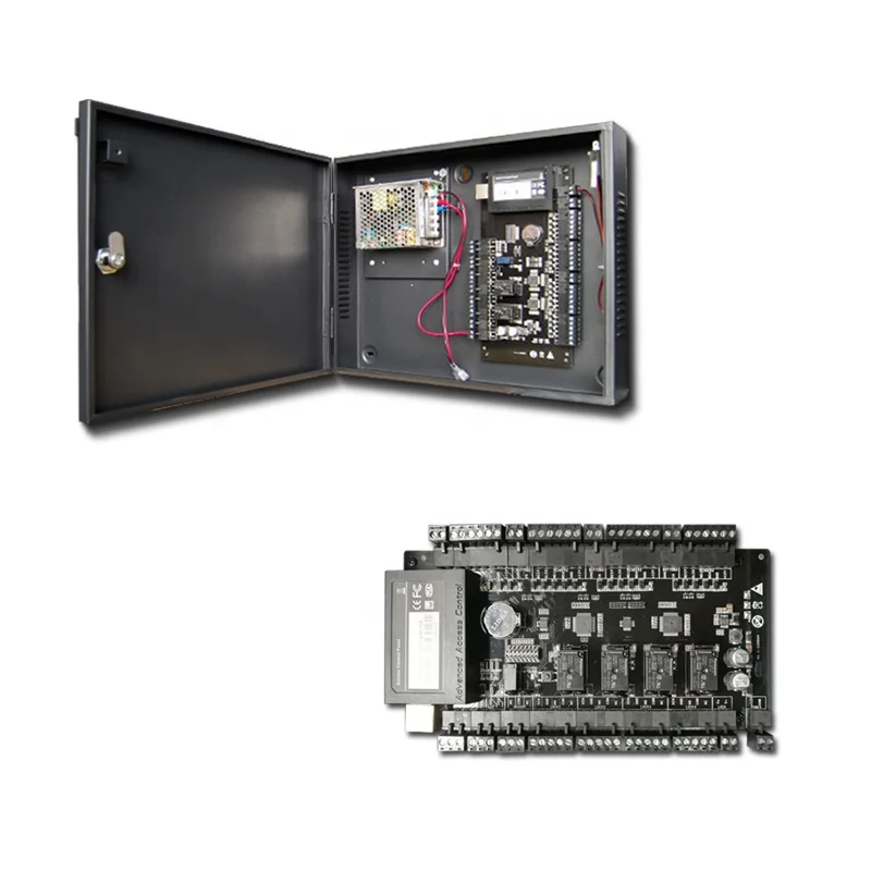 

Access Control Panel Four Doors With Power Adapter Box GD-K4