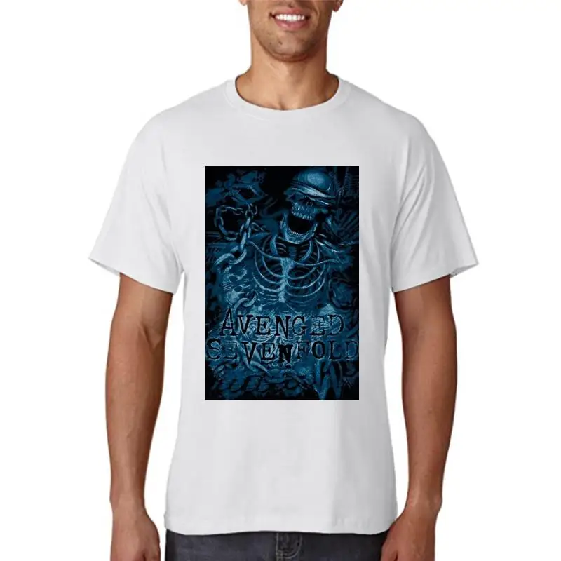 

Title: Details about Avenged Sevenfold 'Chained Skeleton' T-Shirt - NEW & OFFICIAL