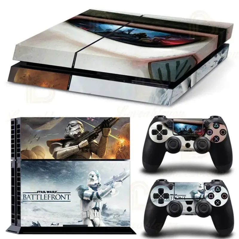 Фото Виниловая наклейка на игровую консоль Mandalorian BB-8, наклейка для PlayStation 4, PS4, игровой блокнот, чехол с принтом, защитная пленка Para №5
