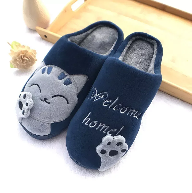 

2022New winter shoes woman rabbit cartoon pattern home slippers home non-slip Indoor slippers women flip flops cozy soft slipper