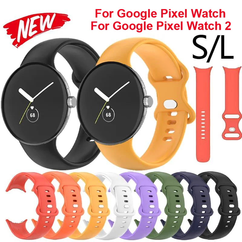 

Ремешок силиконовый спортивный для Google Pixel Watch 2, сменный Браслет для наручных часов Google Pixel, аксессуары