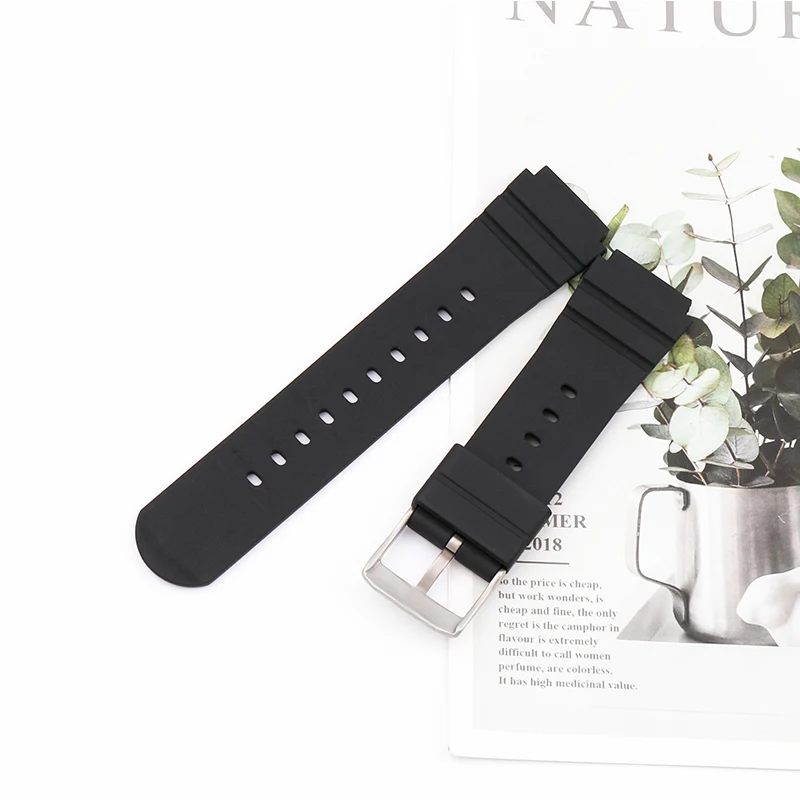 Watch Accessories for Luminox 0200 3901 7050 Series 21mm rubber waterproof sports strap for men and women