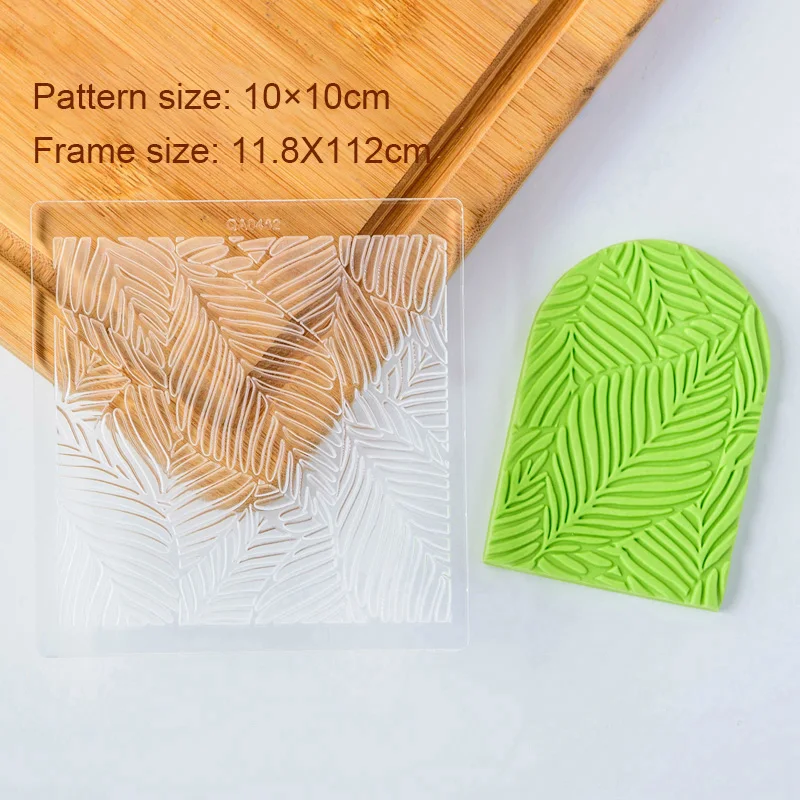 Форма для печенья с тропическими листьями тиснение штамп формы пальмовыми