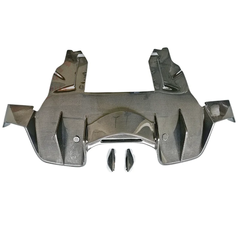 

For McLaren MP4-12C 625C 650S upgraded 675LT style carbon fiber rear lip rear spoiler rear bumper diffuser