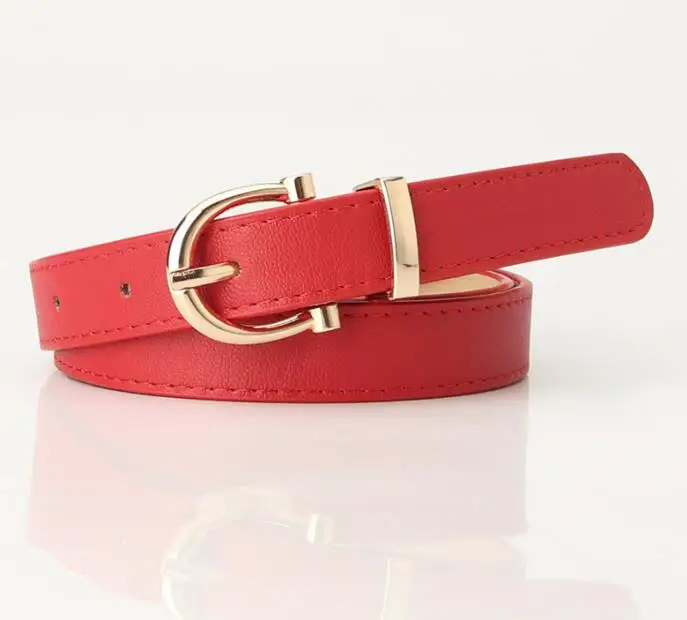 

Новый женский модный кожаный ремень с пряжкой ремни для женщин и мужчин поясной ремень с тонкой черной пряжкой кожаный ремень A25