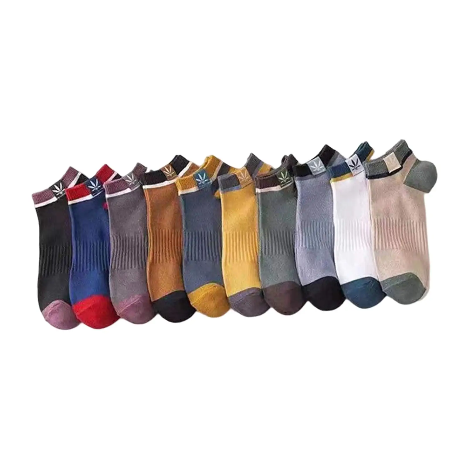 

10 Pairs Mens Ankle Socks Breathable Casual Comfort for Sports Men Women