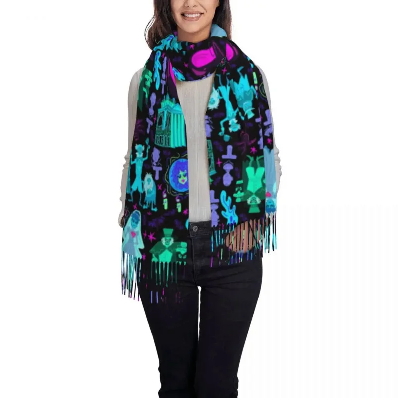 Рисунок 2 - Женский длинный шарф с кисточками