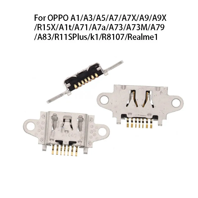 USB-разъем для зарядки OPPO A83 A9 A9X R15X A15X AX5 AX7 R5 A71 K1 A1T A3 A5 A7X A73 A79 F3 R11S 1 шт.