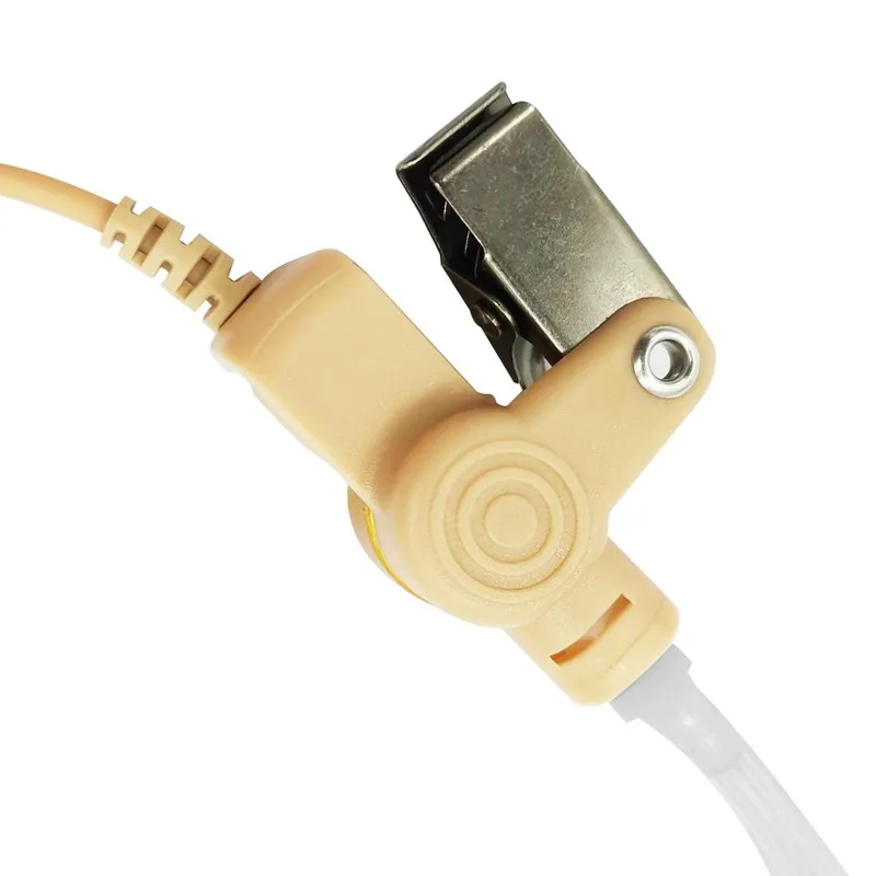 RISENKE 3.5mm Only Surveillance Headset Acoustic Tube Radio Walkie Talkie Accessories Earpiece for Two-Way Radio （2 Packs）