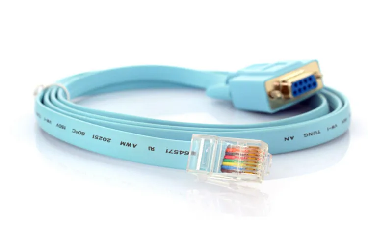 Кабель-переходник для консоли Cisco RJ45 Cat5 Ethernet-порт Rs232 DB9 COM последовательные