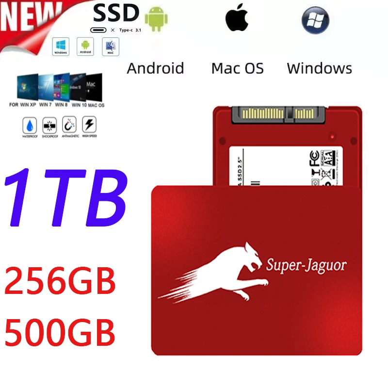 

Original 2022 New Explosive SSD 1TB Solid State Drive SSD High-speed Desktop Notebook SATA Interface Capacity Expander